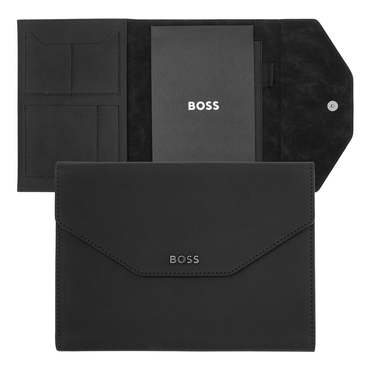 Hugo Boss Schreibmappe A5 Rive Black