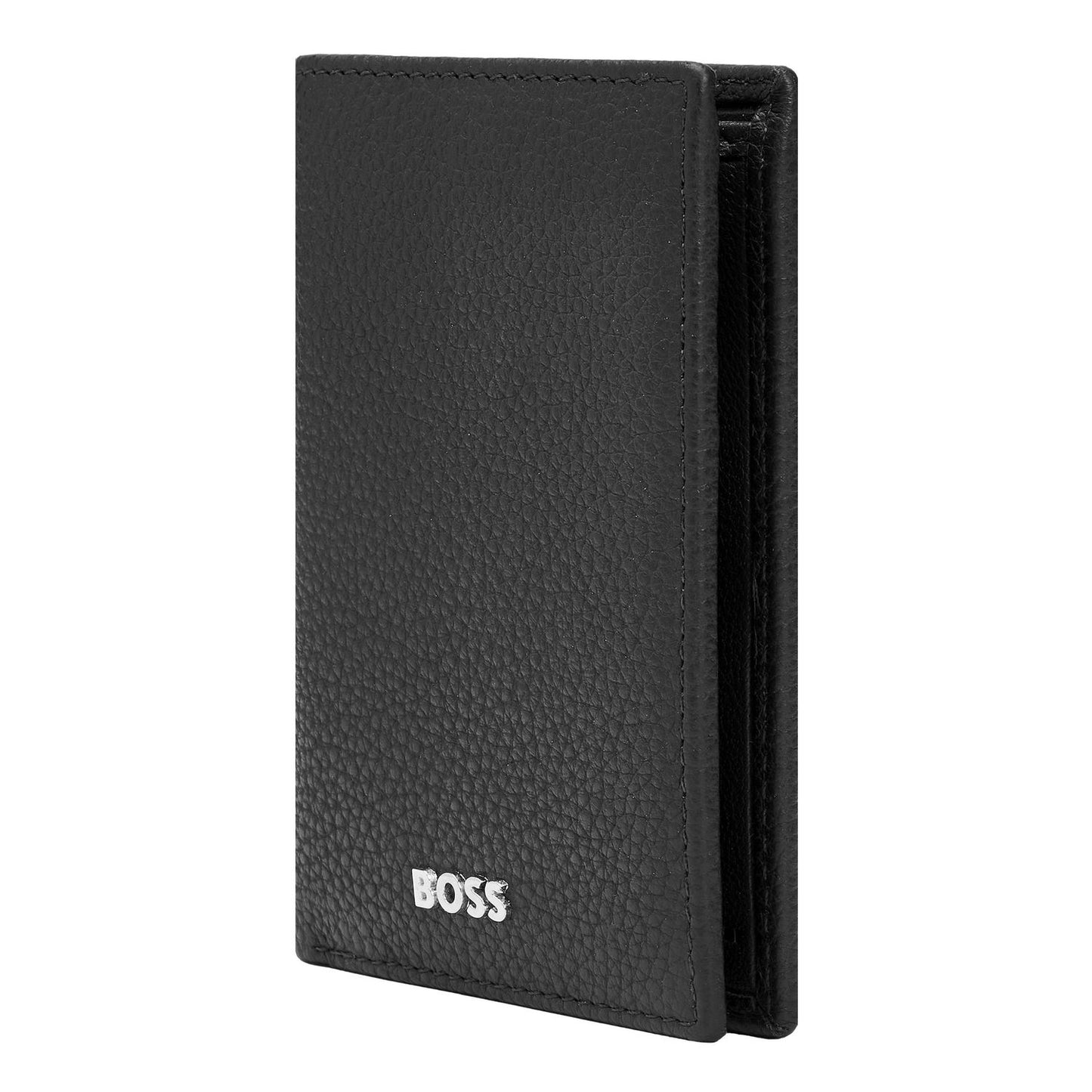 Hugo Boss Doppelkartenhalter Classic Grained Black