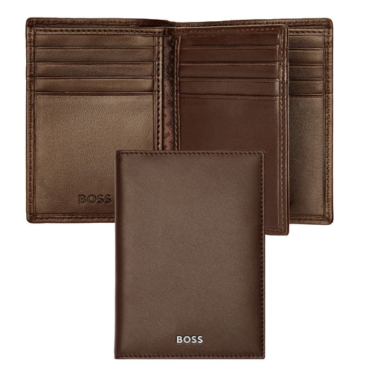 Hugo Boss Trifold Kartenhalter Classic Smooth Brown