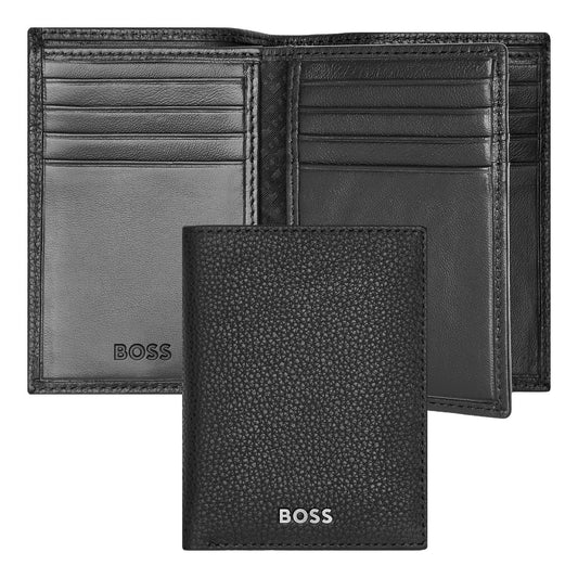 Hugo Boss Kartenetui Trifold Classic Grained Black