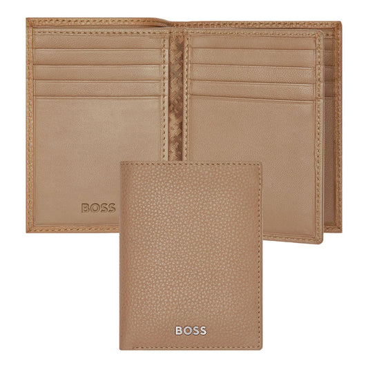 Hugo Boss Trifold Kartenhalter Classic Grained Camel