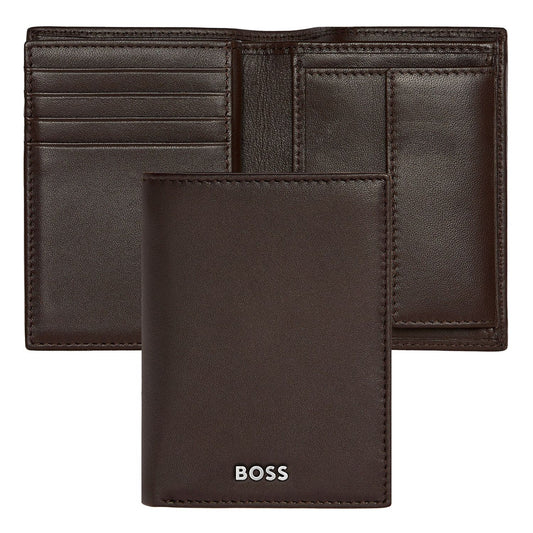 Hugo Boss Kartenetui mit Umschlag Classic Smooth Brown