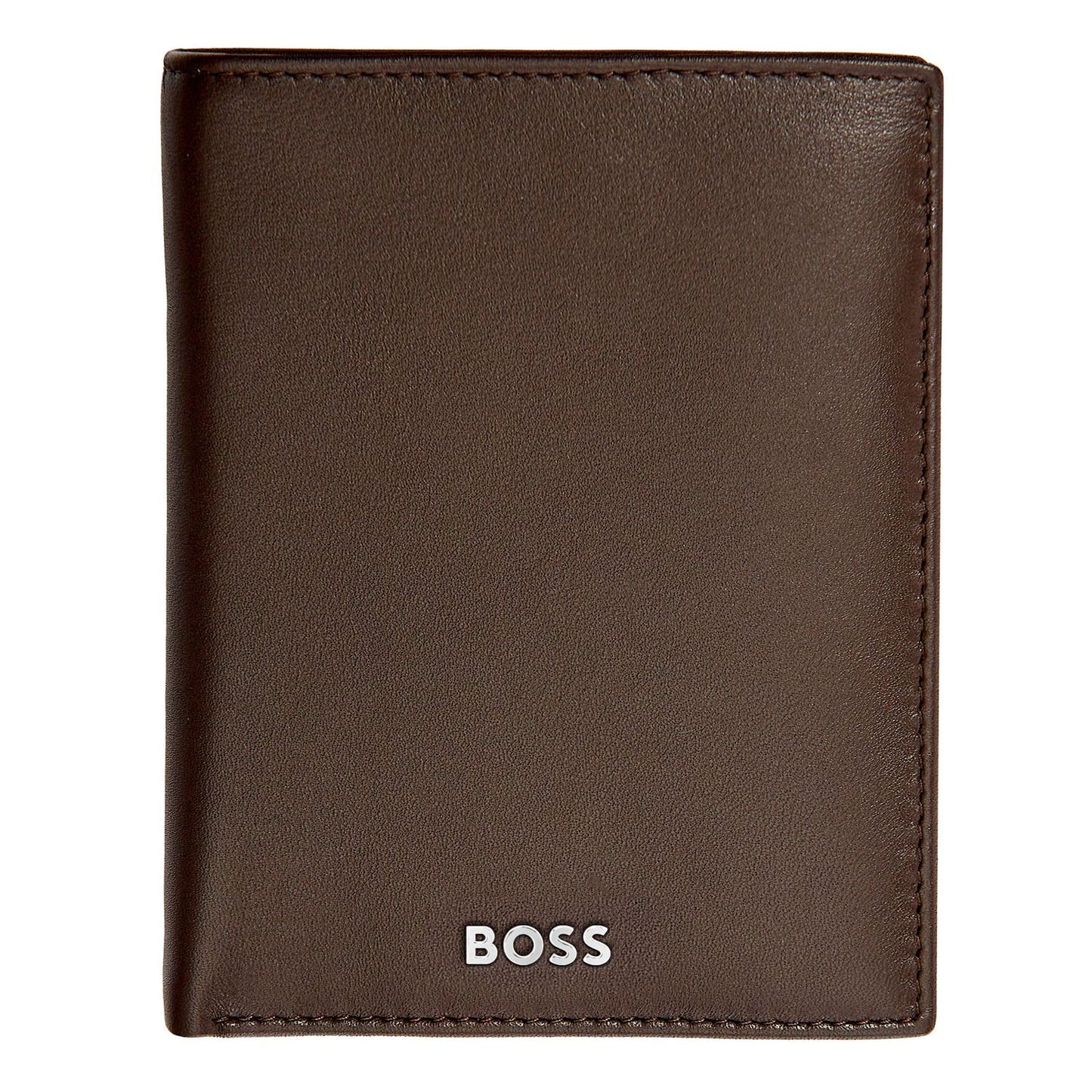 Hugo Boss Kartenetui mit Umschlag Classic Smooth Brown