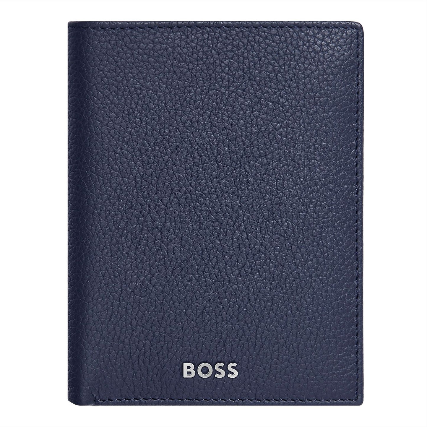 Hugo Boss Kartenetui mit Umschlag Classic Grained Navy