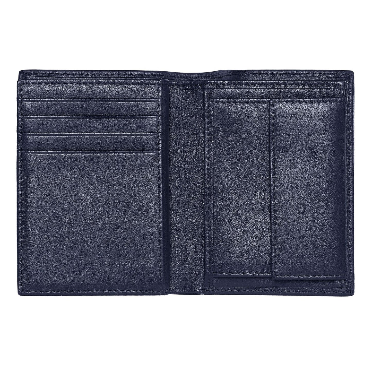 Hugo Boss Kartenetui mit Umschlag Classic Grained Navy