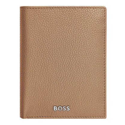 Hugo Boss Kartenetui mit Umschlag Classic Grained Camel