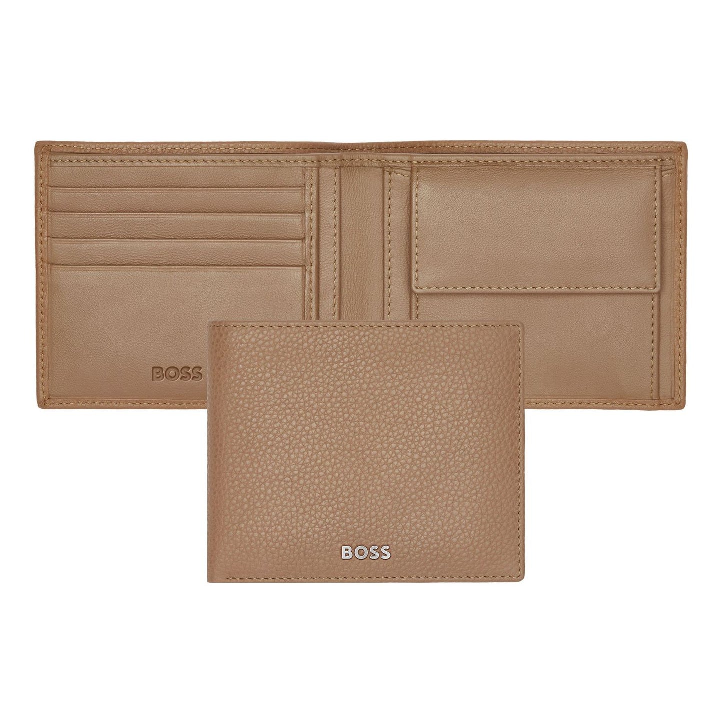 Hugo Boss Brieftasche Classic Grained Camel