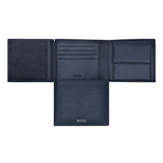 Hugo Boss Brieftasche mit Klappe Classic Grained Navy