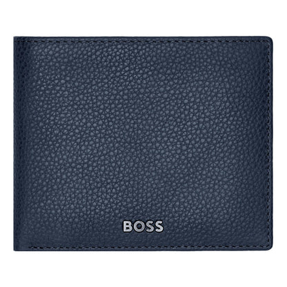 Hugo Boss Brieftasche mit Klappe Classic Grained Navy