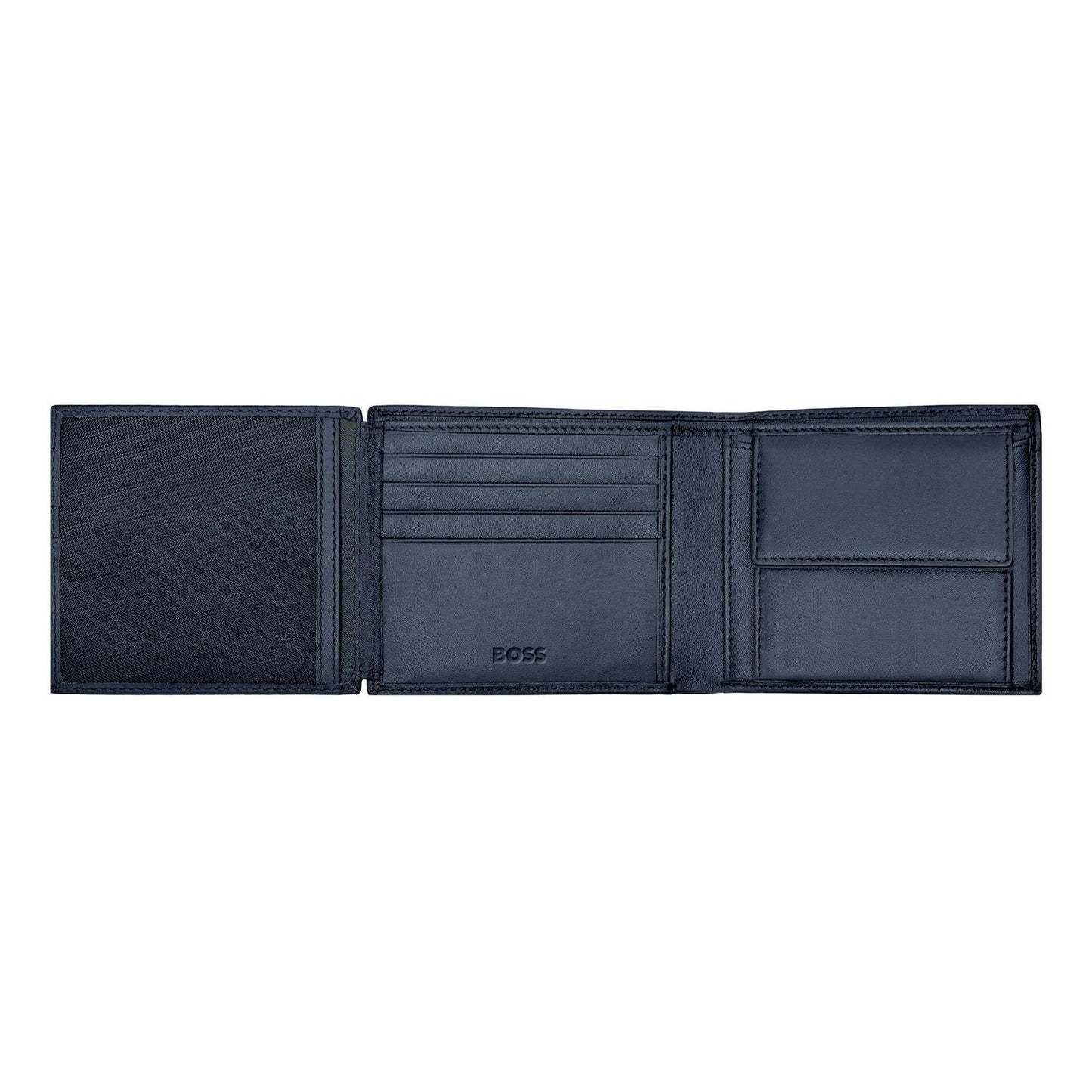 Hugo Boss Brieftasche mit Klappe Classic Grained Navy