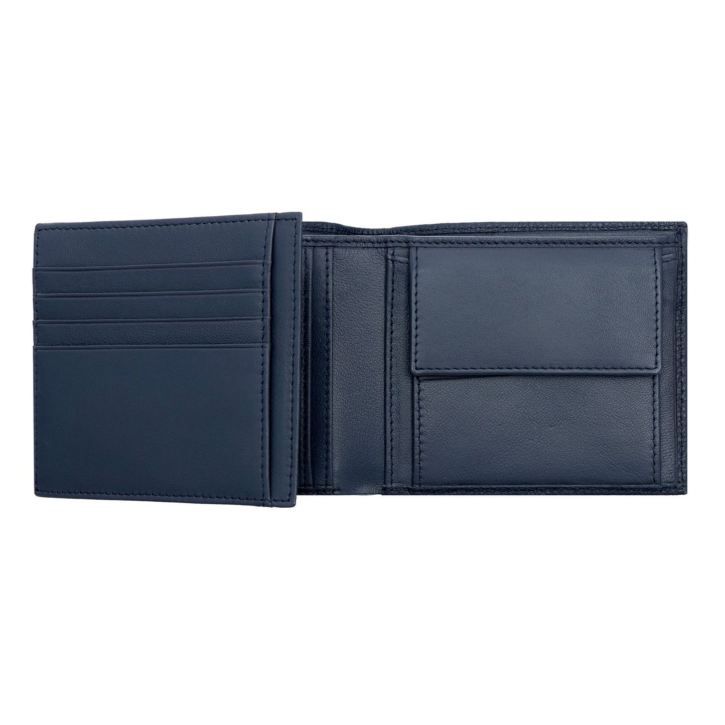 Hugo Boss Brieftasche mit Klappe Classic Grained Navy