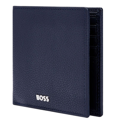 Hugo Boss Brieftasche mit Klappe Classic Grained Navy