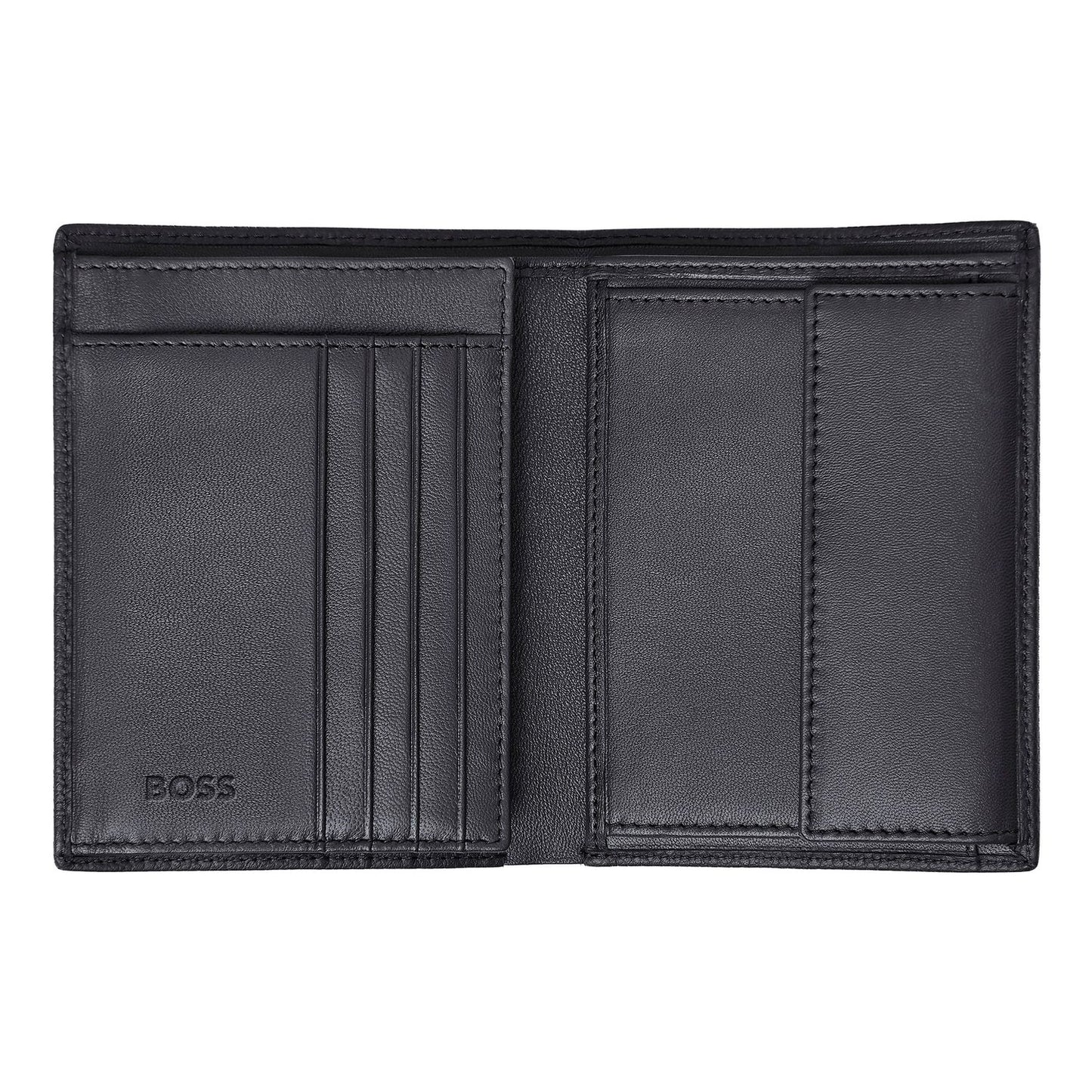 Hugo Boss Geldbörse mit Klappe Vertical Classic Grained Black