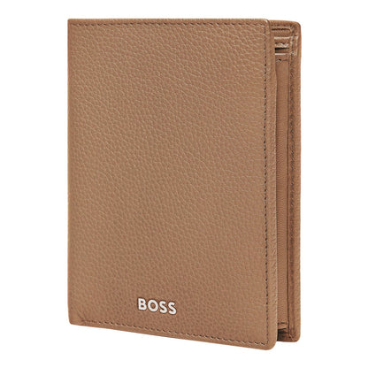 Hugo Boss Brieftasche mit Klappe Vertical Classic Grained Camel