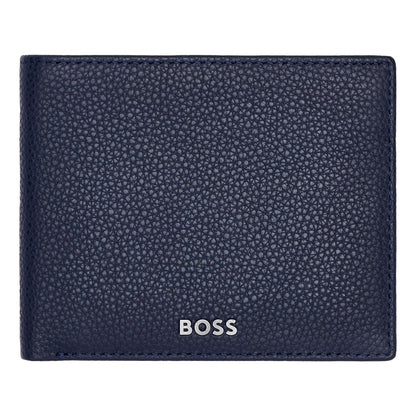 Hugo Boss Brieftasche mit Klappe Classic Grained Navy