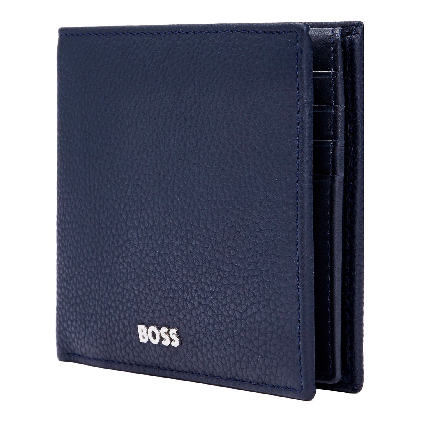 Hugo Boss Brieftasche mit Klappe Classic Grained Navy