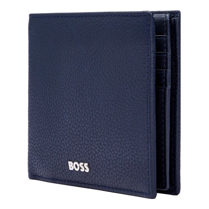 Hugo Boss Brieftasche mit Klappe Classic Grained Navy