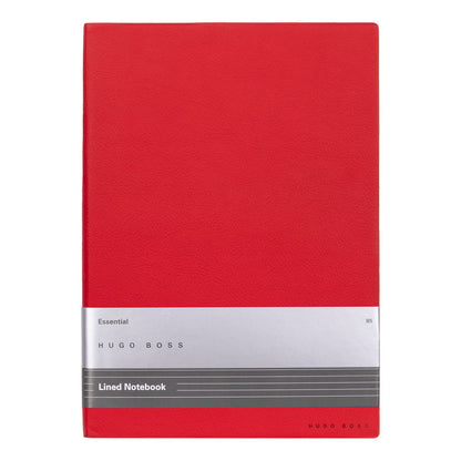 Hugo Boss Notizbuch B5 Essential Storyline Red Lined