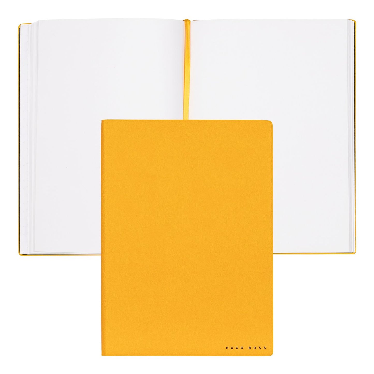 Hugo Boss Notizbuch A5 Essential Storyline Yellow Plain