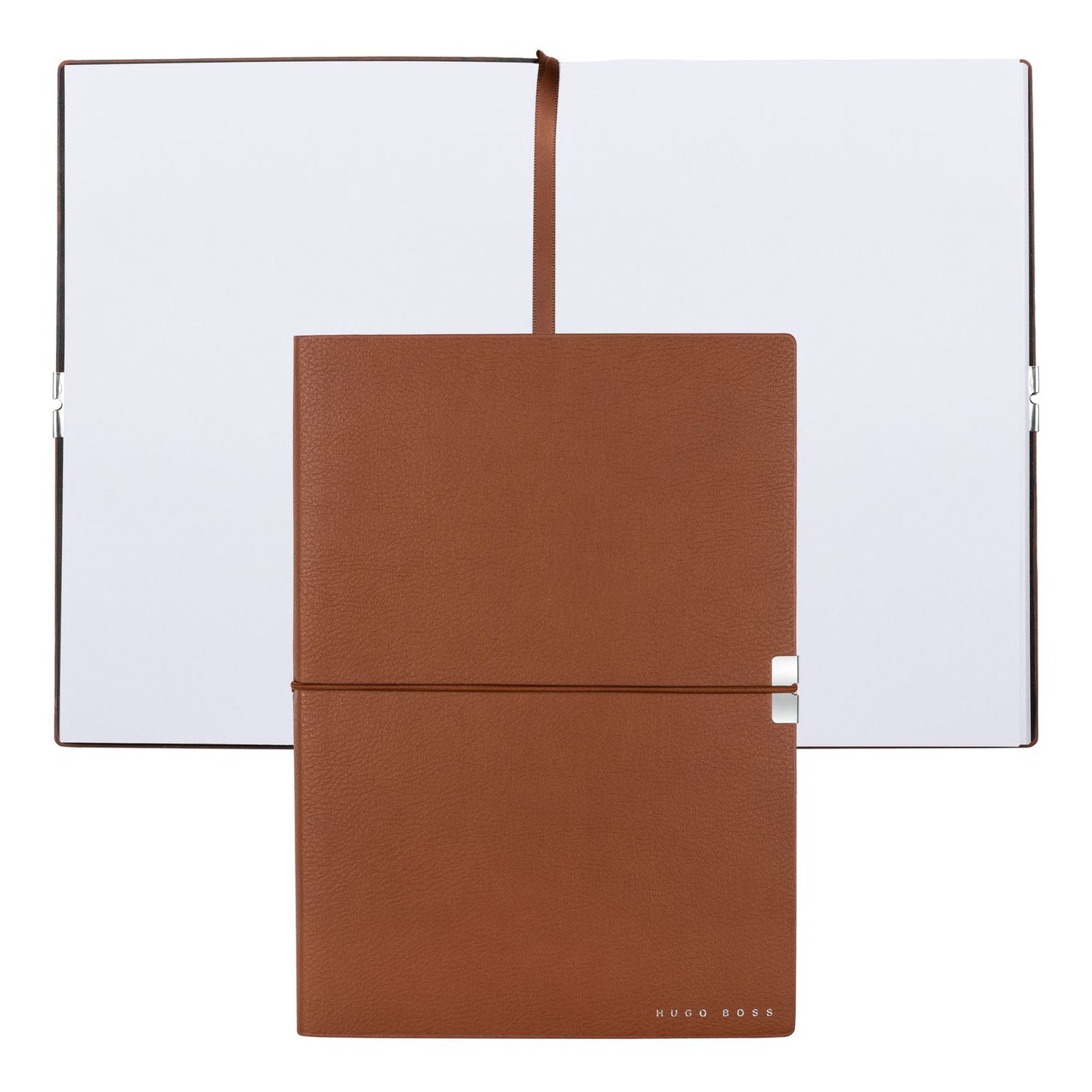 Hugo Boss Notizbuch A5 Elegance Storyline Camel Plain