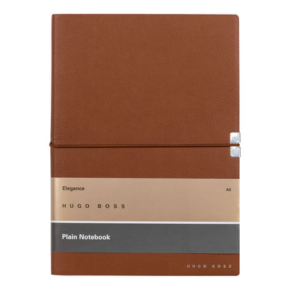 Hugo Boss Notizbuch A5 Elegance Storyline Camel Plain