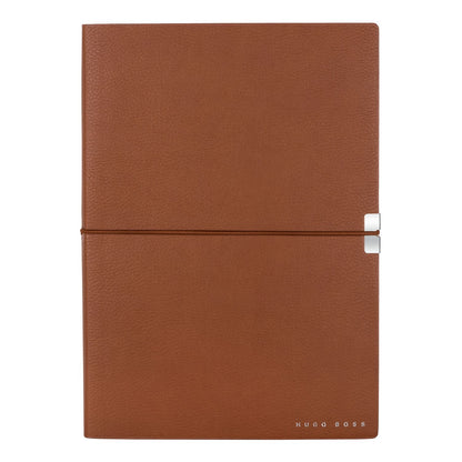 Hugo Boss Notizbuch A5 Elegance Storyline Camel Plain