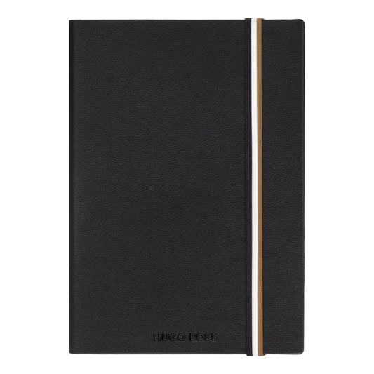 Hugo Boss Notizbuch A5 Iconic Black Plain