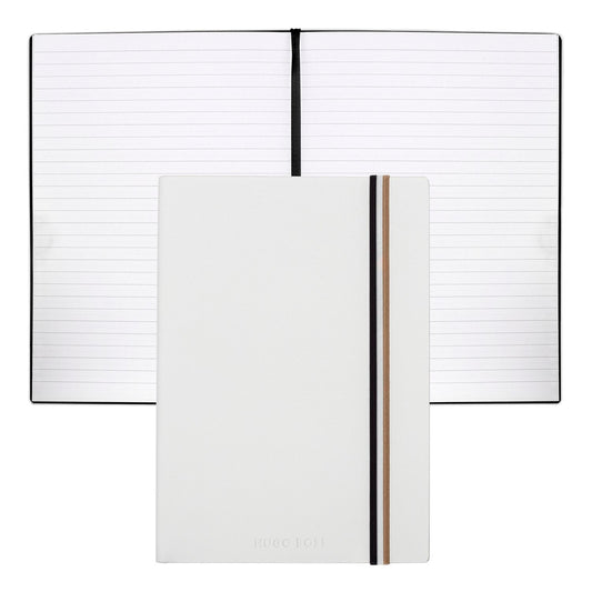 Hugo Boss Notizbuch A5 Iconic White Lined