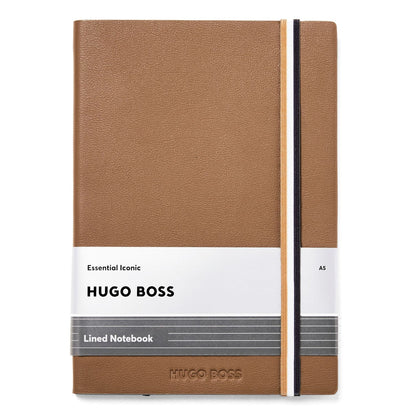 Hugo Boss Notizbuch A5 Iconic Camel Lined