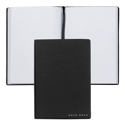 Hugo Boss Notizbuch A6 Essential Storyline Black Plain