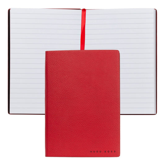 Hugo Boss Notizbuch A6 Essential Storyline Red Lined