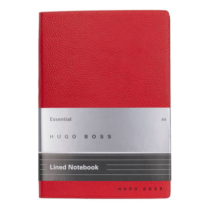 Hugo Boss Notizbuch A6 Essential Storyline Red Lined