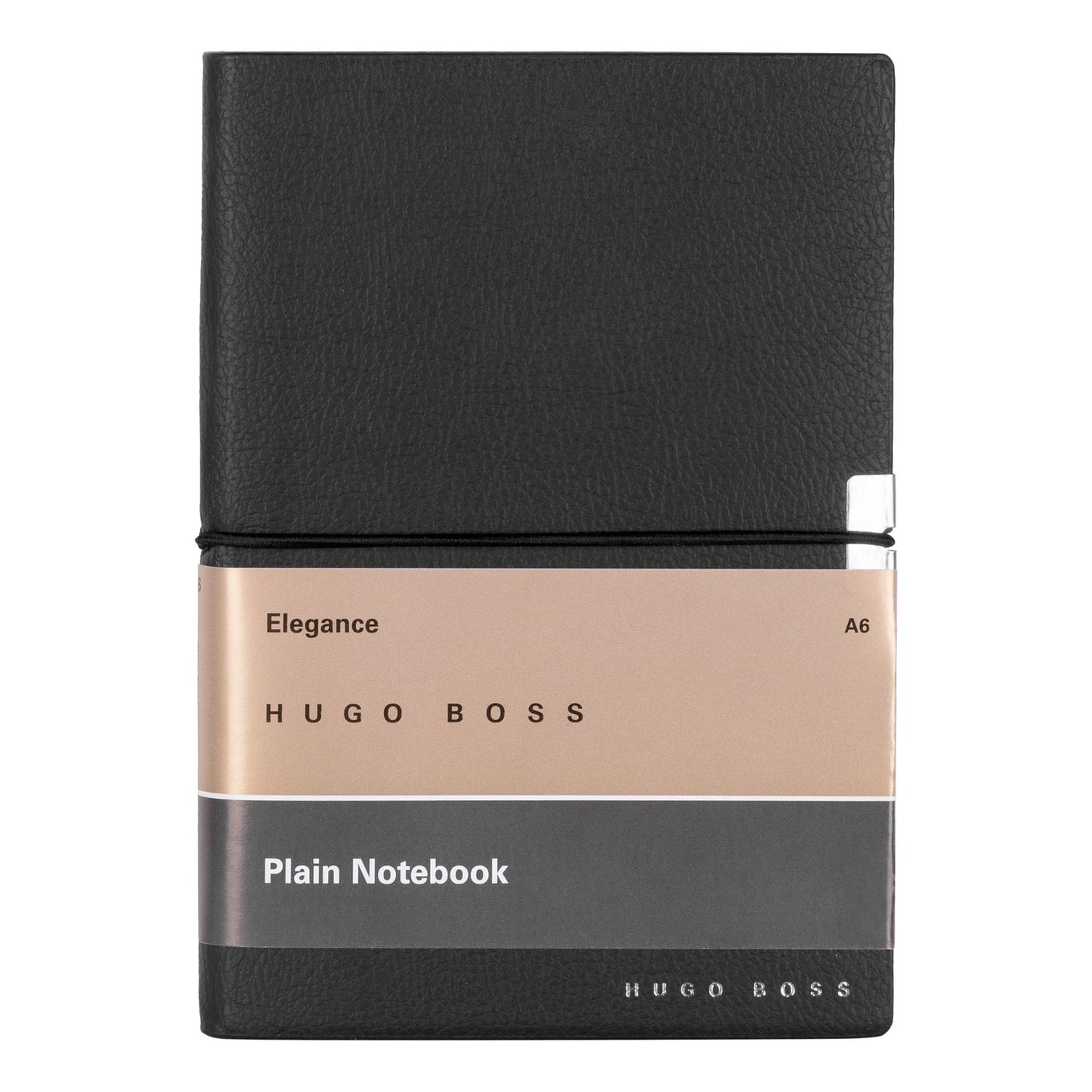 Hugo Boss Notizbuch A6 Elegance Storyline Black Plain