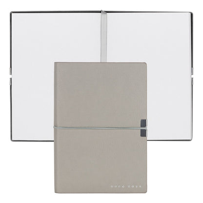 Hugo Boss Notizbuch A6 Elegance Storyline Grey Plain