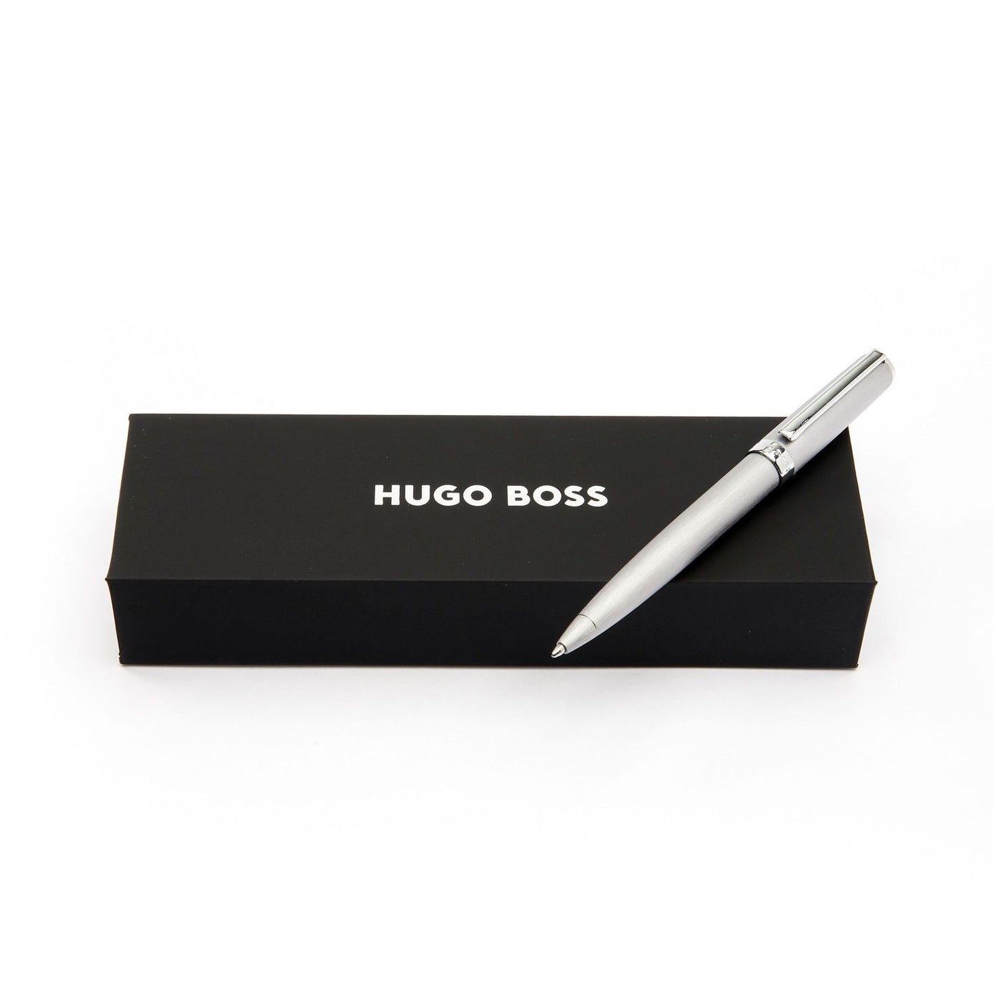 Hugo Boss Kugelschreiber Gear Brushed Chrome