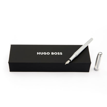 Hugo Boss Füllfederhalter Essential Metal Silver