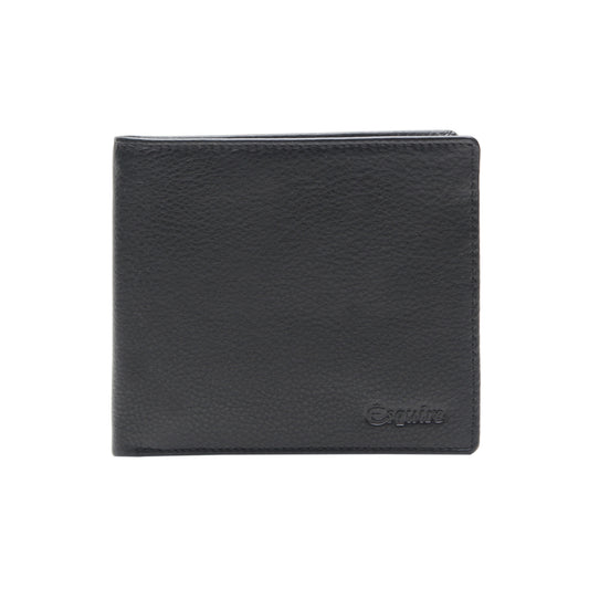 Esquire Geldbörse CLASSIC WALLET Schwarz | Echtes Leder