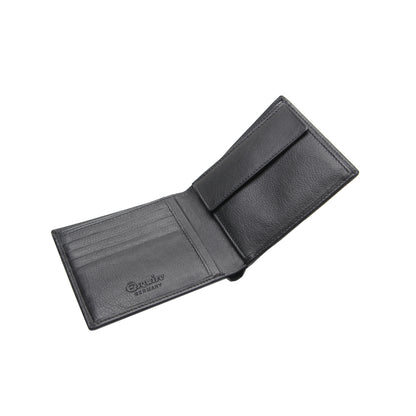 Esquire Geldbörse CLASSIC WALLET Schwarz | Echtes Leder