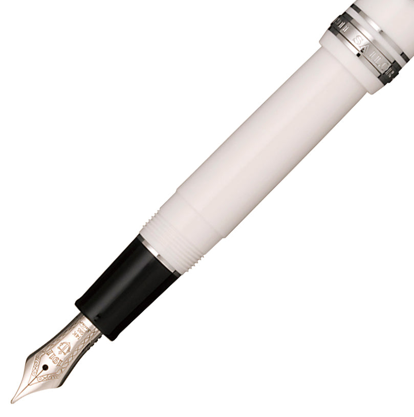 Sailor Füllfederhalter PROFESSIONAL GEAR SLIM White Rhodium