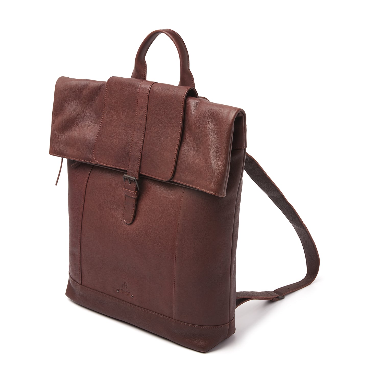 dR Amsterdam Rucksack TAMPA Brown 933576 | Echtes Leder