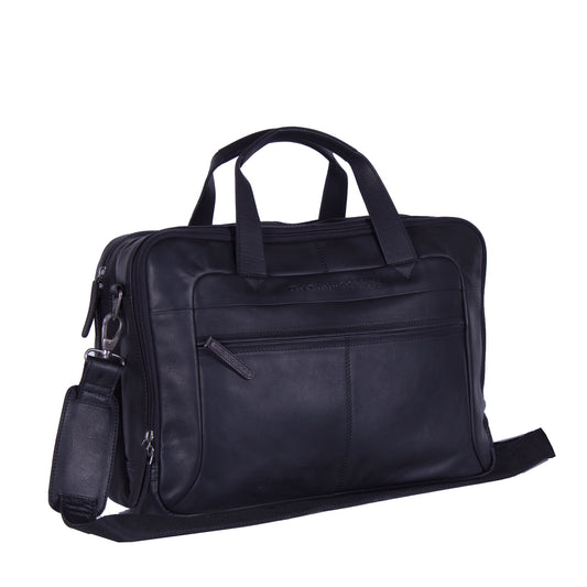 The Chesterfield Brand Laptoptasche RYAN Schwarz | Echtes Leder