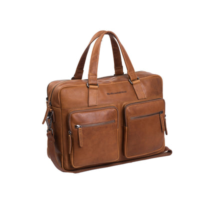 The Chesterfield Brand Laptoptasche MISHA Cognac | Echtes Leder