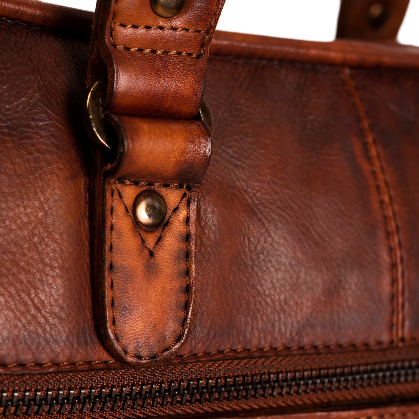 The Chesterfield Brand Laptoptasche René Cognac | Echtes Leder