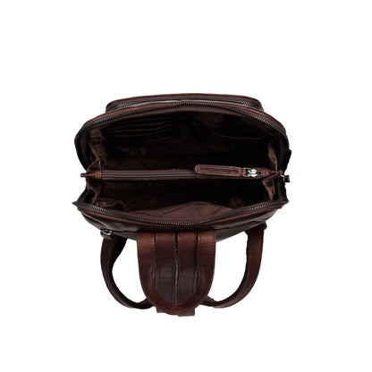 The Chesterfield Brand Rucksack NAOMI Braun | Echtes Leder