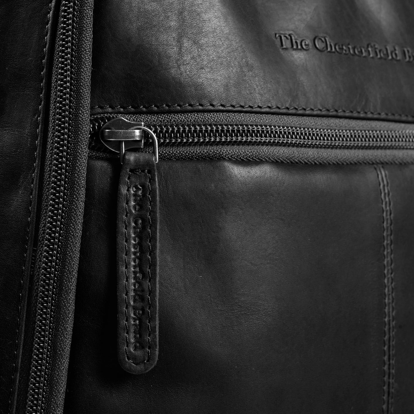 The Chesterfield Brand Rucksack JAMES Schwarz | Echtes Leder