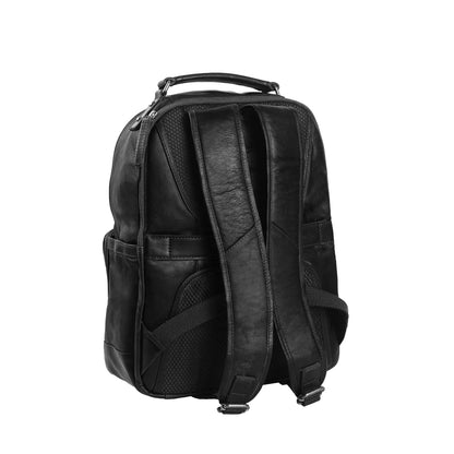 The Chesterfield Brand Rucksack AUSTIN Schwarz | Echtes Leder