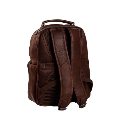 The Chesterfield Brand Rucksack AUSTIN Braun | Echtes Leder