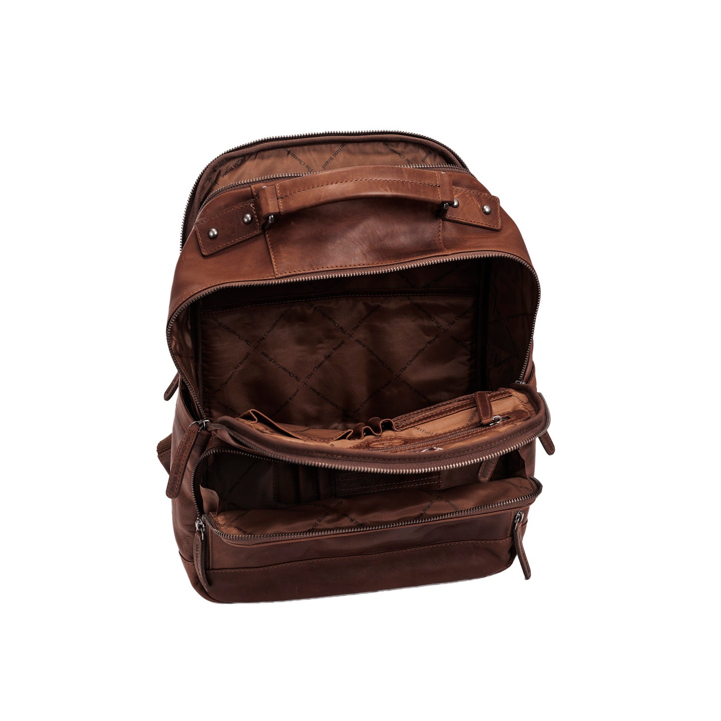 The Chesterfield Brand Rucksack AUSTIN Braun | Echtes Leder