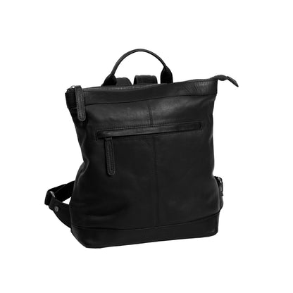 The Chesterfield Brand Rucksack KOLKATA Schwarz | Echtes Leder