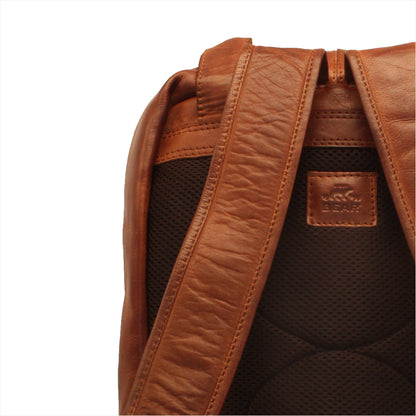 Bear Design Rucksack MAJA Mini Cognac | Echtes Leder